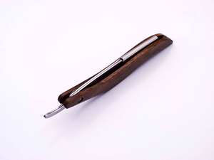 Vente flash Rasoir professionnel à lame interchangeable Prix bas Lame en acier inoxydable avec manche en bois - Product Image 6