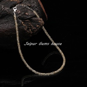 Vente chaude bijoux d'été-collier de quartz citron jaune naturel meilleur cadeau pour les propriétés de guérison de soeur pour les mariages Sterling - Product Image 3