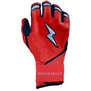 Guantes de béisbol y sóftbol con logotipo personalizado para hombre, venta al por mayor, nuevos guantes de bateo de cuero, calidad Bruce Bolt, guantes de bateo de béisbol - Product Image 2