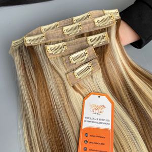 คลิปหนีบผมแบบไม่ไหลสีปรับแต่งได้สำหรับต่อผมมนุษย์จัดส่งทั่วโลก - Product Image 3