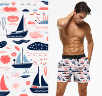 Repreve Bio-based Bio-dégradable UV 50 + Board Short surf wear tissu imprimé