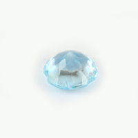 Pierres précieuses de topaze bleue naturelle, 10 mm, taille fleur, pierres brutes certifiées par un tiers, vente en gros, Gopika Exports, bijoux fins