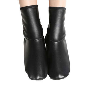 Calcetines de Cuero Suave y Transpirable con Forro de Lana, Estilo Casual de Primavera, Elásticos, de Alta Calidad, al por Mayor - Product Image 5