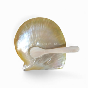 Plat artisanal en nacre pour la décoration de table de luxe, le service de desserts et le rangement de bijoux, en provenance du Vietnam - Product Image 5