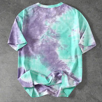 T-shirts tie-dye pour hommes, style tendance, tissu doux et coupe moderne, pour un look streetwear et décontracté.