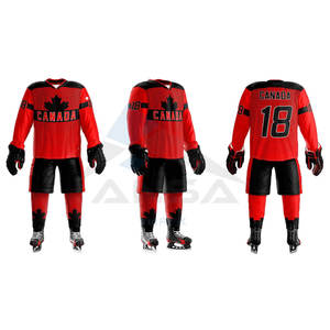 Jersey de Hockey sobre Hielo y Hockey sobre Césped para Hombre de Alta Calidad, Uniforme de Equipo de Poliéster, Tejido Transpirable, Impresión por Sublimación - Product Image 3