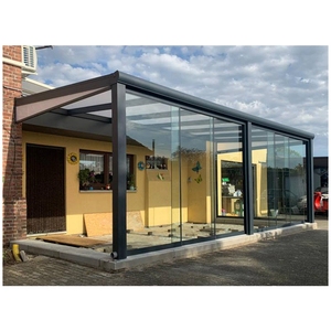 <span class=keywords><strong>Veranda</strong></span> extérieure en <span class=keywords><strong>aluminium</strong></span> et verre, approuvée CE, pour jardin, bâtiment extérieur, <span class=keywords><strong>veranda</strong></span> extérieure - Product Image 1