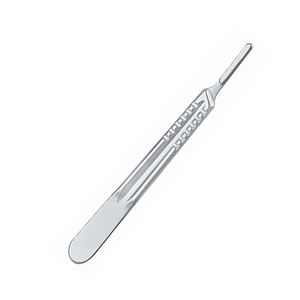 Manche de scalpel chirurgical réutilisable en acier inoxydable, instrument médical orthopédique vétérinaire, outil de chirurgie, logo personnalisé - Product Image 4