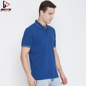 Polos de manga corta de algodón con logotipo personalizado para hombre, polos de golf personalizables de patrón sólido con impresión digital en lienzo - Product Image 5