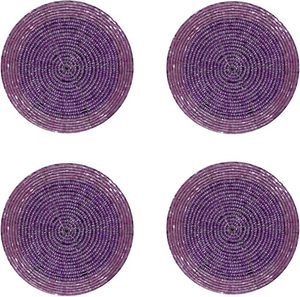 Latest Design Solid Color <b>Table</b> <b>Coaster</b> for Wedding Birthday Parties Banquets Decoration Beaded <b>Table</b> <b>Coaster</b> - Product Image 6