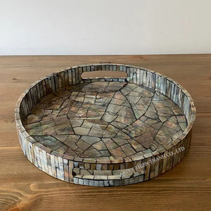 Plateau de service d'incrustation en nacre, personnalisé, nouvelle conception, meilleure qualité, fabriqué à la main du Vietnam, vente en gros - Product Image 2