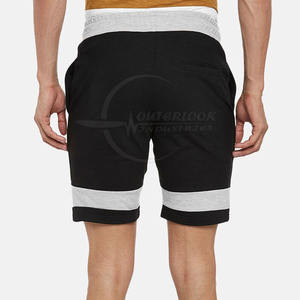 Meilleures ventes Short décontracté pour homme en coton respirant, léger et coupe ample, Offre Spéciale à motif uni - Product Image 3