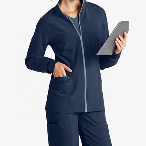 Uniforme de gommage à manches longues de haute qualité Veste de gommage médical pour infirmière - Product Image 1