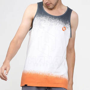 Camiseta sin mangas de punto para hombre de alto rendimiento, tela transpirable y absorbente del sudor para correr informal, Fitness, Yoga - Product Image 2
