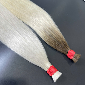 Prix d'usine en gros Os droit en vrac couleurs claires cheveux 100% Extensions de cheveux vietnamiens de haute qualité - Product Image 4