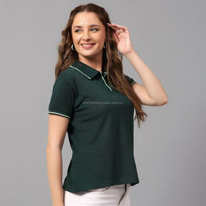 Camiseta Polo Deportiva Elástica de Secado Rápido para Mujer, de Algodón Ecológico Fit2Fight, Uniforme de Trabajo de Alto Rendimiento - Product Image 3