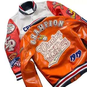 2024 <b>Back</b> to School Essentials - Vintage Unisex Letterman Jacket Old Fashion Men's Varsity Jacket Streetwear Student Retro Wear - Product Image 6