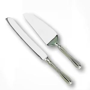 Ensemble de spatules à gâteau artistiques en acier inoxydable avec poignée design, style élégant pour la présentation de desserts et les événements - Product Image 3