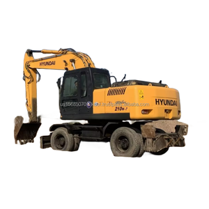 Excavateur utilisé de roue de Hyundai 210W-7 en bon état marque de Cummins Engine comportant le moteur de composants de noyau - Product Image 1
