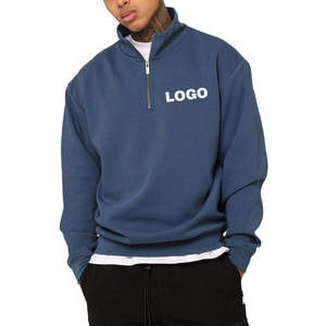 Fábrica personalizada sudaderas con capucha de cuello redondo de los hombres de alta calidad 100% de algodón de invierno transpirable OEM ODM - Product Image 3