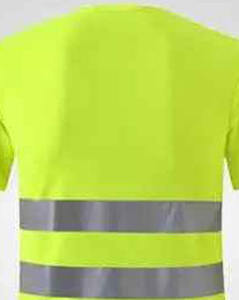 2025 Custom Made Crew Neck Good Quality Men's High Visibility Short Sleeve Reflective Safety <b>Hi</b> <b>Vis</b> <b>T</b> <b>Shirt</b> Work Wear <b>T</b> <b>Shirts</b> - Product Image 5