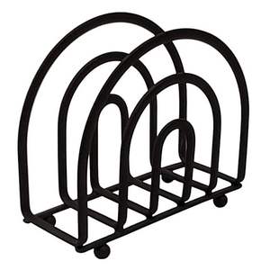 Porte-serviettes moderne en métal avec une finition dorée unique, idéal pour les intérieurs de maison élégants et la décoration de restaurant - Product Image 4