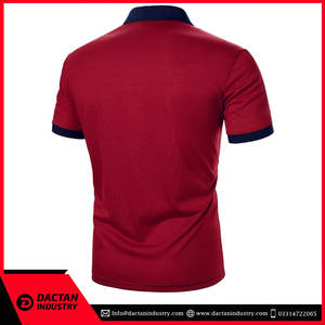 Meilleure vente 100% coton tricoté pour polo confortable séchage rapide avec style brodé décontracté respirant motif solide Pri - Product Image 2