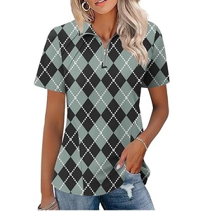 Camiseta Polo Sublimada de Talla Personalizada, Nuevo Modelo, Camiseta Polo de Golf de Manga Corta, Absorbe la Humedad, con Cierre - Product Image 5