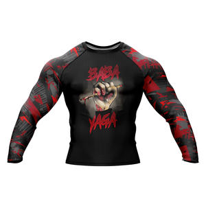 Ropa de Artes Marciales, Traje de Rashguard de MMA Hecho a Medida, Camisetas de Alta Calidad para Hombres, Jerseys de Grappling y Fitness BJJ - Product Image 1