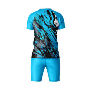Tenues de football en gros, ensemble de maillots de football personnalisés, respirant, séchage rapide, vêtements de sport légers, personnalisés - Product Image 5