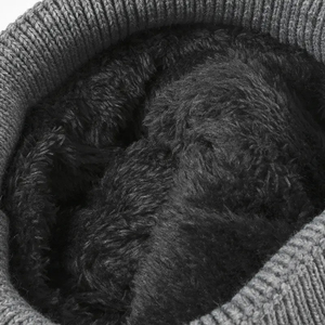 Gorros de punto cálidos y elegantes para hombres y mujeres, gorros de lana acogedores, gorros de lana suave, sombreros de moda versátiles, perfectos para climas fríos - Product Image 4