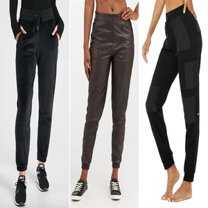 Pantalon de survêtement personnalisé OEM Design vierge Sports à séchage rapide Joggers Vêtements d'hiver Pantalon de survêtement uni et lourd pour femmes Prix de gros - Product Image 6