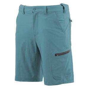 Pantalones cortos de pesca bordados personalizados para hombre, impermeables, transpirables, para exteriores, con cordón, logotipo medio incluido - Product Image 1