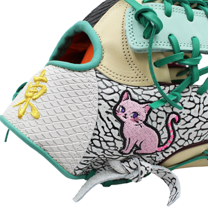 Guantes de bateo de béisbol impresos personalizados cuero PU duradero, correa de muñeca segura, espalda de malla transpirable para comodidad y estilo - Product Image 4