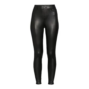 latest new arrivals faux leather leggings women skinny 2 piece high quality sexy stretchy pants casual style heavy duty material