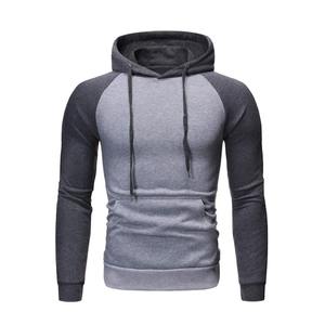 Sweat à capuche mode OEM Streetwear vierge Sweat à capuche manches longues coupe ajustée pour hommes Sweats à capuche en polaire - Product Image 5