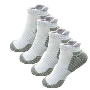 10 pares de calcetines deportivos de talla grande para hombre y mujer, calcetines deportivos de algodón de alta calidad para correr, fútbol, baloncesto, blanco, negro, gris, 10 pares - Product Image 1