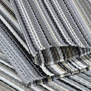Outdoor Reversible Woven Carpet Modern Abstract <b>Rainbow</b> <b>Rug</b> for Camping Door Bathroom Washable Grey - Product Image 3