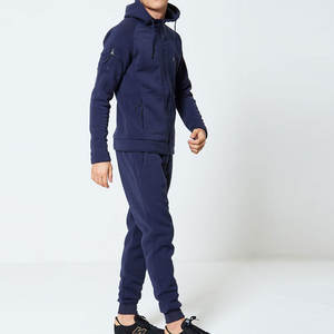 Ensemble de survêtement baggy tendance pour homme en coton de haute qualité avec sweat à capuche zippé et pantalon – Nouveauté du fabricant - Product Image 3