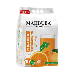 Bebida Instantánea en Polvo con Sabor a Naranja Premium, 11.2g, Paquete Cuádruple, 24 Sobres, Bebida Fría Refrescante - Product Image 1