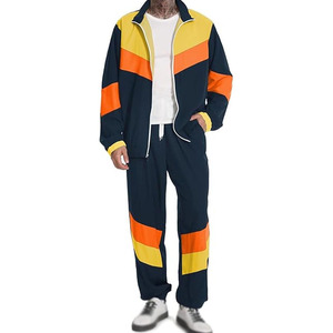 Survêtements coupe-vent respirants personnalisés de haute qualité pour hommes grande taille 100% survêtement imperméable en nylon pour l'extérieur - Product Image 4