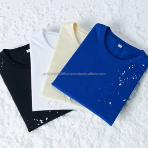 Vêtements pour hommes de haute qualité T-Shirt décontracté 70% coton 30% Polyester Logo personnalisable T-shirt de style col rond - Product Image 1