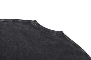 เสื้อยืดสีดำวินเทจสำหรับผู้ชายโอเวอร์ไซส์ไซส์เสื้อยืดผ้าฝ้ายรุ่นเฮฟวีเวตลำลองเสื้อยืดซักได้สำหรับผู้ชาย - Product Image 6