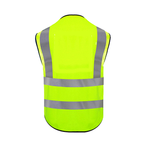Veste de sécurité durable avec bandes réfléchissantes respirante légère et parfaite pour les travaux routiers de construction et l'utilisation en extérieur - Product Image 2