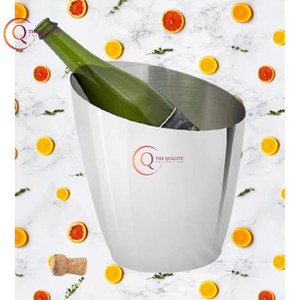 Enfriadores de champán de cubo de hielo para bebidas de acero inoxidable antiguo para Bar, fiesta, restaurante y Hotel de The Quality Collection - Product Image 4