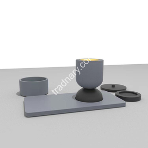 Dernier porte-brûleur d'encens traditionnel Mubkhar bois métal Bukhoor brûleur pour usage intérieur Ramadan cadeau en gros par Exim Pvt Ltd - Product Image 4