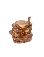 Sous-verres écologiques en bois d'olivier, supports pour ustensiles de cuisine, tapis de table, utilisation sur table, InterCraft ONC12, design moderne, logo personnalisé, naturel