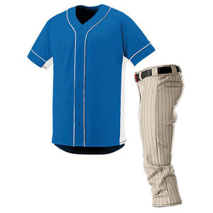 Uniforme de baseball personnalisé de haute qualité, imprimé, 100% polyester, antibactérien, respirant, séchage rapide, manches courtes, prix d'usine - Product Image 4
