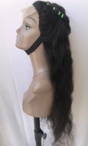 28 ''naturel ondulé 5x5 fermeture HD dentelle perruque 100% brut non transformé temple indien vierge donneur cheveux cuticule Extensions de cheveux humains - Product Image 3