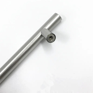 มือจับรูปตัว T สแตนเลสทันสมัยสำหรับเฟอร์นิเจอร์ครัว ตู้สองบาน ปรับได้สำหรับใช้ในห้องนอนและห้องน้ำ - Product Image 5